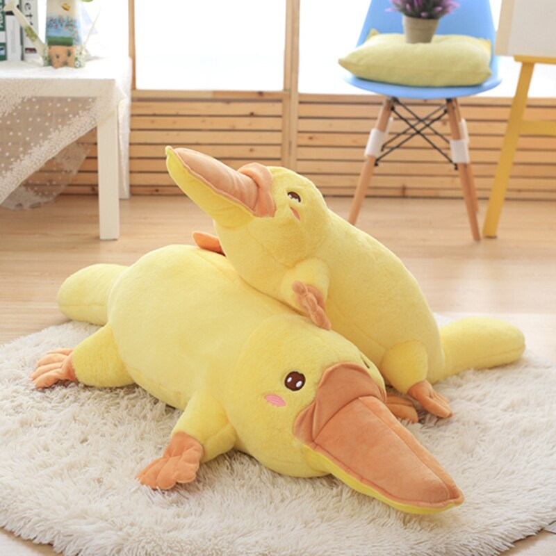 Yellow Kawaii Long Snuggly Platypus Plushie-Kawaii Dream