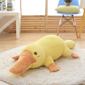 Yellow Kawaii Long Snuggly Platypus Plushie-Kawaii Dream