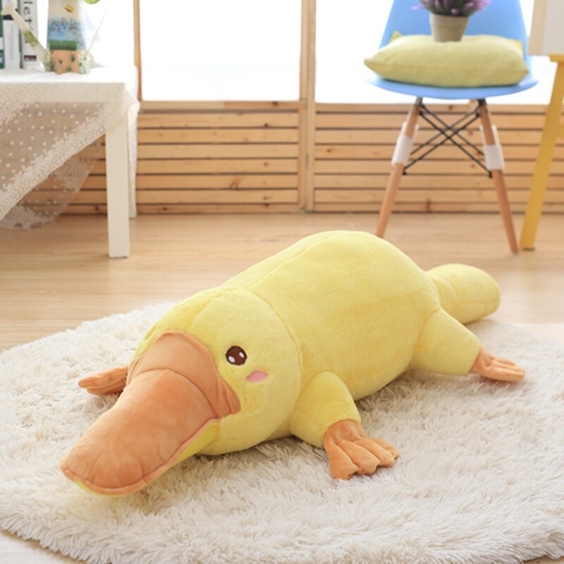 Yellow Kawaii Long Snuggly Platypus Plushie-Kawaii Dream