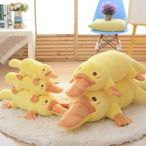 Yellow Kawaii Long Snuggly Platypus Plushie-Kawaii Dream