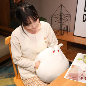 Zuki the White Bunny Plushie with Mini Face-Kawaii Dream