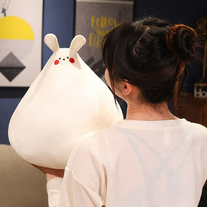 Zuki the White Bunny Plushie with Mini Face-Kawaii Dream