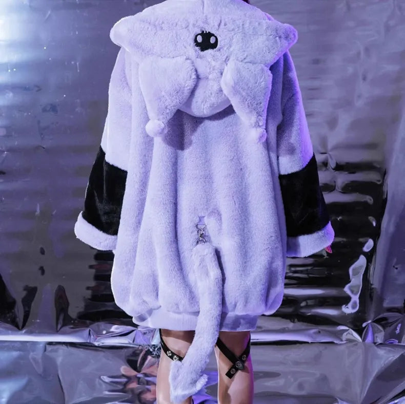 Jumbo Fluffy Kuromi Oversized Jacket – Kawaii Dream