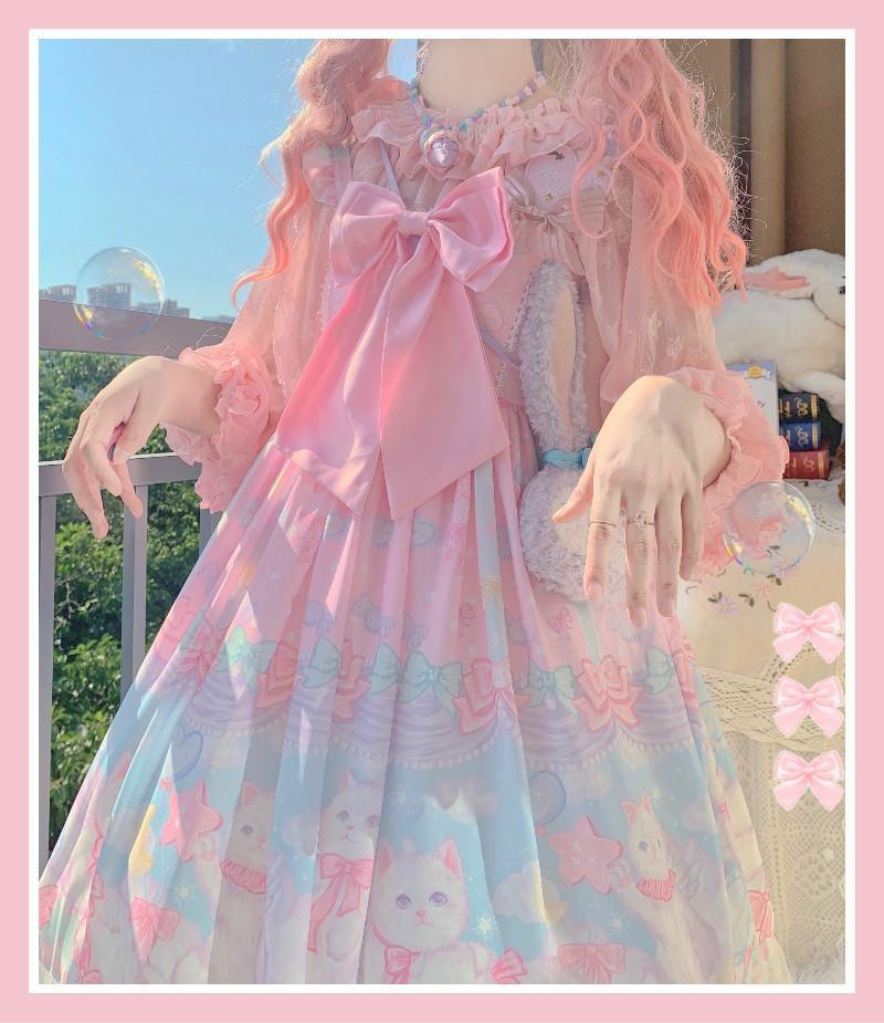 Pocket Kitten Lolita Dress – Kawaii Dream Pocket Kitten Lolita Dress – Kawaii Dream