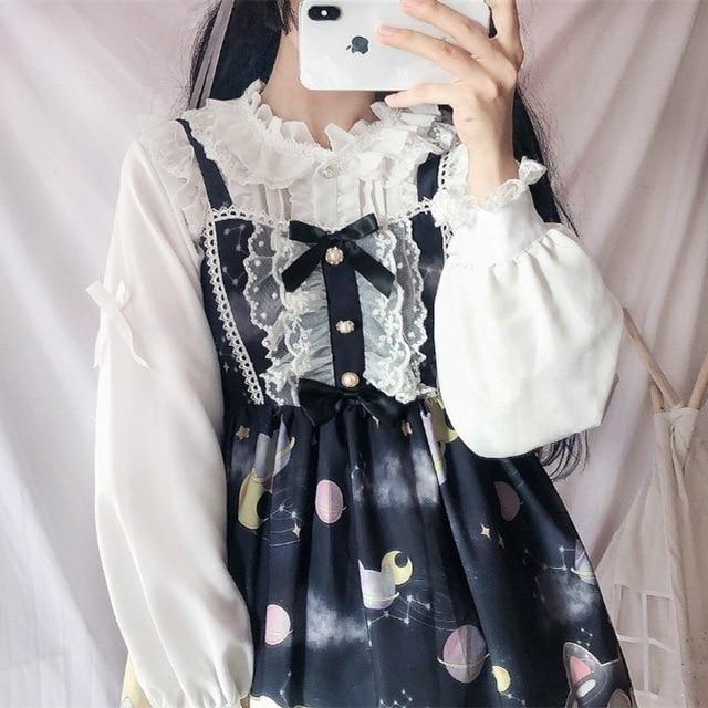 Space Travel Lolita Dress Purple Dress Space Travel Lolita Dress Purple Dress