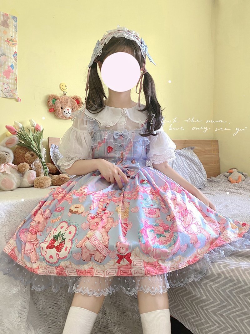 Teddy Bear Bakery Lolita Dress – Kawaii Dream